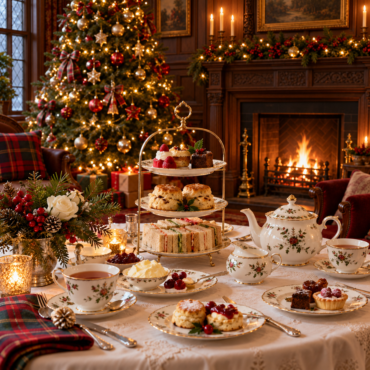 Christmas Tea Parties at the historic Kuns-Collier House
